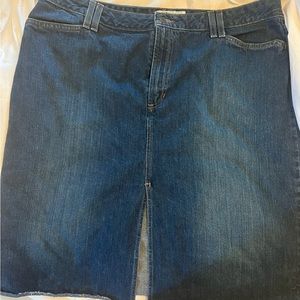 Old Navy knee length jean skirt